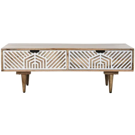 Tavolino da Caffè Home ESPRIT Bianco Legno di mango 115 x 60 x 40 cm di Home ESPRIT, Tavoli - Rif: S3057136, Prezzo: 243,55 €...