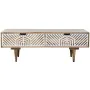 Mesa de Centro Home ESPRIT Blanco Madera de mango 115 x 60 x 40 cm de Home ESPRIT, Mesas - Ref: S3057136, Precio: 243,55 €, D...