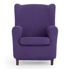 Funda para sillón orejero Eysa ULISES Morado 80 x 100 x 90 cm de Eysa, Sillones - Ref: D1606917, Precio: 30,63 €, Descuento: %