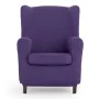 Housse de fauteuil à oreilles Eysa ULISES Violet 80 x 100 x 90 cm de Eysa, Housses pour accoudoirs de fauteuil - Réf : D16069...