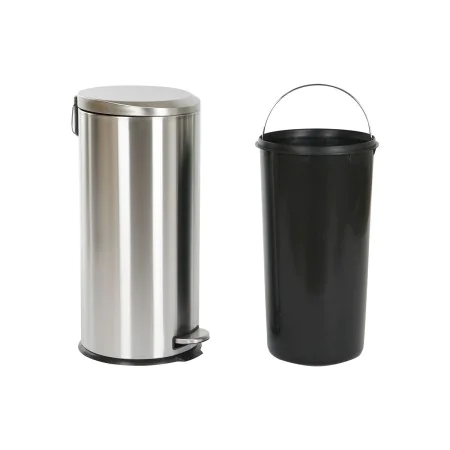 Pedal bin Home ESPRIT Silver Stainless steel polypropylene 30 L by Home ESPRIT, Wastebaskets - Ref: S3057178, Price: 48,70 €,...