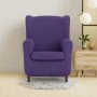 Funda para sillón orejero Eysa ULISES Morado 80 x 100 x 90 cm de Eysa, Sillones - Ref: D1606917, Precio: 32,72 €, Descuento: %