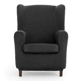 Wingback chair cover Eysa ULISES Dark grey 80 x 100 x 90 cm by Eysa, Armchairs - Ref: D1606918, Price: 30,63 €, Discount: %