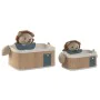 Basket set Home ESPRIT Green Natural 40 x 32 x 27 cm (2 Pieces) by Home ESPRIT, Boxes - Ref: S3057197, Price: 40,79 €, Discou...