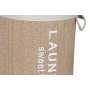 Cesto para la Ropa Sucia Home ESPRIT Blanco Natural Bambú 40 x 40 x 53 cm 4 Piezas de Home ESPRIT, Cestos para la colada - Re...