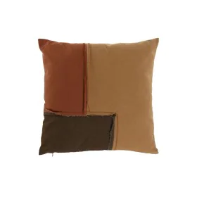 Cuscino Home ESPRIT Marrone Senape Terracotta Patchwork Boho 45 x 45 cm di Home ESPRIT, Cuscini decorativi - Rif: S3057201, P...