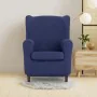 Housse de fauteuil à oreilles Eysa ULISES Bleu 80 x 100 x 90 cm de Eysa, Housses pour accoudoirs de fauteuil - Réf : D1606919...