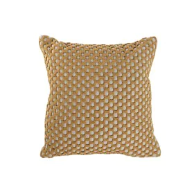 Cushion Home ESPRIT Mustard Fringe Boho 45 x 45 cm by Home ESPRIT, Cushions - Ref: S3057213, Price: 13,09 €, Discount: %