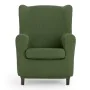 Housse de fauteuil à oreilles Eysa ULISES Vert 80 x 100 x 90 cm de Eysa, Housses pour accoudoirs de fauteuil - Réf : D1606920...