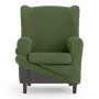 Housse de fauteuil à oreilles Eysa ULISES Vert 80 x 100 x 90 cm de Eysa, Housses pour accoudoirs de fauteuil - Réf : D1606920...