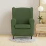 Housse de fauteuil à oreilles Eysa ULISES Vert 80 x 100 x 90 cm de Eysa, Housses pour accoudoirs de fauteuil - Réf : D1606920...