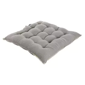 Almofada para cadeiras Home ESPRIT Cinzento claro 42 x 42 x 6 cm de Home ESPRIT, Cadeiras - Ref: S3057249, Preço: 9,61 €, Des...