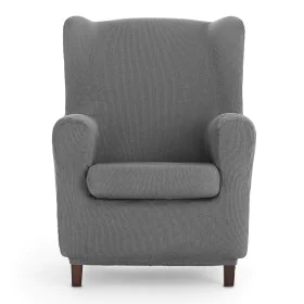 Housse de fauteuil à oreilles Eysa ULISES Gris 80 x 100 x 90 cm de Eysa, Housses pour accoudoirs de fauteuil - Réf : D1606922...