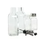 Set para Aliñar Home ESPRIT Transparente Metal Cristal 300 ml 22,5 x 6 x 23 cm de Home ESPRIT, Dosificadores de aliño y espec...