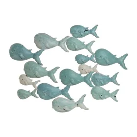 Decoração de Parede Home ESPRIT Mediterrâneo Peixes 88 x 8 x 64 cm de Home ESPRIT, Adornos - Ref: S3057294, Preço: 81,40 €, D...