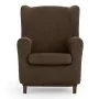 Housse de fauteuil à oreilles Eysa ULISES Marron 80 x 100 x 90 cm de Eysa, Housses pour accoudoirs de fauteuil - Réf : D16069...