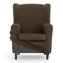 Housse de fauteuil à oreilles Eysa ULISES Marron 80 x 100 x 90 cm de Eysa, Housses pour accoudoirs de fauteuil - Réf : D16069...