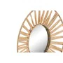 Mirror Set Home ESPRIT Natural Raffia Crystal Scandi 20 x 2 x 20 cm (3 Pieces) by Home ESPRIT, Wall-Mounted Mirrors - Ref: S3...