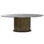 Dining Table Home ESPRIT Black Golden Brass Marble 200 x 110 x 76 cm by Home ESPRIT, Dining Tables - Ref: S3057333, Price: 1,...