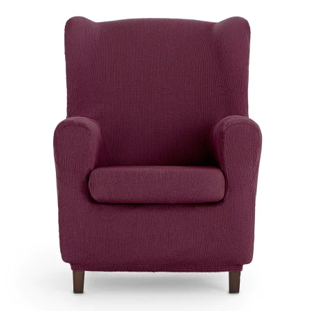 Housse de fauteuil à oreilles Eysa ULISES Bordeaux 80 x 100 x 90 cm de Eysa, Housses pour accoudoirs de fauteuil - Réf : D160...