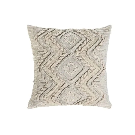 Cojín Home ESPRIT Blanco Boho 45 x 45 cm de Home ESPRIT, Cojines - Ref: S3057356, Precio: 21,83 €, Descuento: %