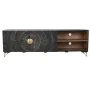 TV-Möbel Home ESPRIT Schwarz Metall Mango-Holz 160 x 40 x 50 cm von Home ESPRIT, TV-Ständer und -Tische - Ref: S3057386, Prei...