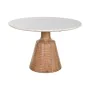 Mesa de Comedor Home ESPRIT Blanco Natural Mármol Madera de acacia 115 x 115 x 76 cm de Home ESPRIT, Mesas - Ref: S3057391, P...