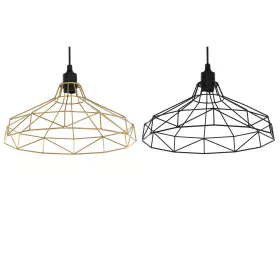 Lampadario Home ESPRIT Nero Dorato Metallo 50 W 39 x 39 x 25 cm (2 Unità) di Home ESPRIT, Plafoniere - Rif: S3057392, Prezzo:...