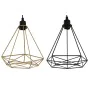 Candeeiro de teto Home ESPRIT Preto Dourado Metal 50 W 28 x 27 x 34 cm (2 Unidades) de Home ESPRIT, Iluminação de teto interi...