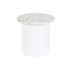 Side table Home ESPRIT White MDF Wood Terrazo 40 x 40 x 37,5 cm by Home ESPRIT, Tables - Ref: S3057495, Price: 95,54 €, Disco...