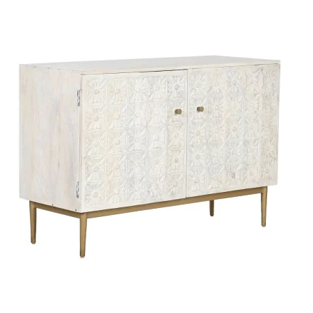 Buffet Home ESPRIT Blanc Doré 120 x 45 x 80 cm de Home ESPRIT, Buffets, crédences et vaisseliers - Réf : S3057498, Prix : 570...