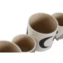 Conjunto de vasos Home ESPRIT Branco Castanho Preto 13 x 13 x 15 cm (2 Unidades) de Home ESPRIT, Vasos - Ref: S3057506, Preço...