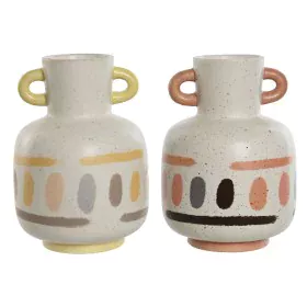 Vaso Home ESPRIT Multicolor Dolomite 16 x 16 x 22 cm (2 Unidades) de Home ESPRIT, Jarrões - Ref: S3057510, Preço: 31,16 €, De...