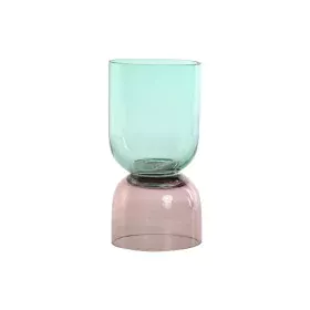 Vase Home ESPRIT Bicoloured Crystal 10 x 10 x 21 cm by Home ESPRIT, Vases - Ref: S3057512, Price: 16,32 €, Discount: %