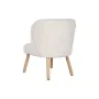 Armchair Home ESPRIT White Natural Polyester Wood 61 x 58 x 68 cm by Home ESPRIT, Chairs - Ref: S3057525, Price: 127,36 €, Di...