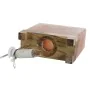 Lâmpada de mesa DKD Home Decor Castanho Cor de Rosa Sal Acácia 15 W 220 V 17 x 7 x 16 cm de DKD Home Decor, Candeeiros de mes...