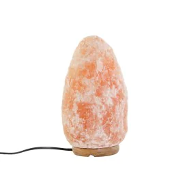 Desk lamp DKD Home Decor Pink Salt Acacia 220 V 16 x 16 x 25 cm by DKD Home Decor, Bedside and Table Lamps - Ref: S3057537, P...