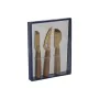 Coltelli da Formaggio Home ESPRIT Dorato Naturale Acciaio inossidabile Acacia 2 Unità (3 Pezzi) di Home ESPRIT, Coltelli - Ri...