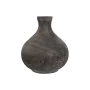 Vaso Home ESPRIT Grigio scuro Legno di paulownia Coloniale Finitura invecchiata 24 x 24 x 27 cm di Home ESPRIT, Vasi - Rif: S...