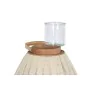 Candleholder Home ESPRIT White Brown Wood Crystal 38 x 38 x 84 cm by Home ESPRIT, Candelabras and candle holders - Ref: S3057...