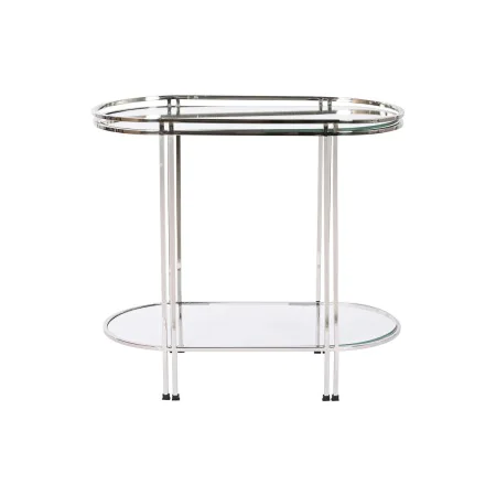 Mesa de apoio Home ESPRIT Prateado Aço Espelho 70 x 35 x 63 cm de Home ESPRIT, Jogos de móveis - Ref: S3057604, Preço: 160,97...