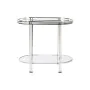 Mesa de apoio Home ESPRIT Prateado Aço Espelho 70 x 35 x 63 cm de Home ESPRIT, Jogos de móveis - Ref: S3057604, Preço: 160,97...