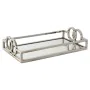 Tabuleiro Home ESPRIT Prateado Moderno 30 x 17 x 7 cm de Home ESPRIT, Adornos - Ref: S3057606, Preço: 30,26 €, Desconto: %