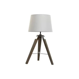 Desk lamp Home ESPRIT White Brown Wood 36 x 36 x 60 cm by Home ESPRIT, Bedside and Table Lamps - Ref: S3057619, Price: 59,86 ...