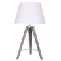 Lampada da tavolo Home ESPRIT Bianco Marrone Legno 36 x 36 x 60 cm di Home ESPRIT, Lampade da tavolo e abat-jour - Rif: S3057...