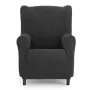 Wingback chair cover Eysa THOR Dark grey 80 x 110 x 90 cm by Eysa, Armchairs - Ref: D1606933, Price: 50,00 €, Discount: %