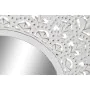 Miroir mural Home ESPRIT Blanc Bois de manguier Bois MDF Indien Décapé 89 x 2 x 89 cm de Home ESPRIT, Miroirs muraux - Réf : ...