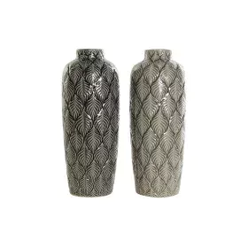 Vase DKD Home Decor Vert Gris Porcelaine Oriental 16 x 16 x 40 cm (2 Unités) de DKD Home Decor, Vases - Réf : S3057630, Prix ...