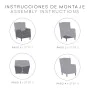 Wingback chair cover Eysa THOR Dark grey 80 x 110 x 90 cm by Eysa, Armchairs - Ref: D1606933, Price: 50,00 €, Discount: %