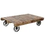 Tavolino da Caffè Home ESPRIT Nero Naturale Metallo Legno di mango 130 x 80 x 32 cm di Home ESPRIT, Tavoli - Rif: S3057635, P...